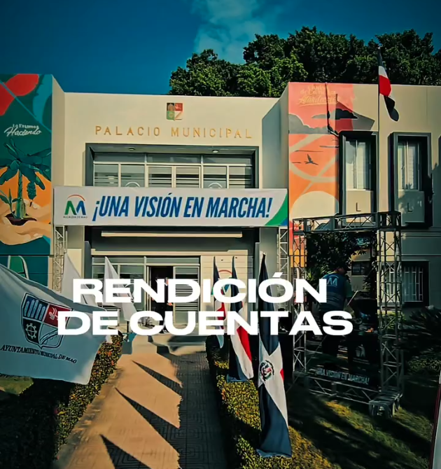 Rendicien de cuentas de la alcaldia de Mao correspondiente al 2025 – 2026