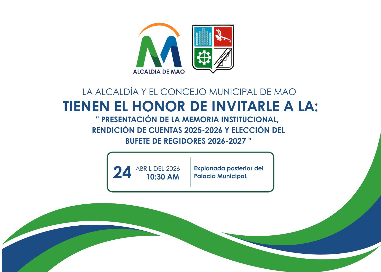 Rendición de Cuentas 2025-2026 de la Alcaldía de Mao