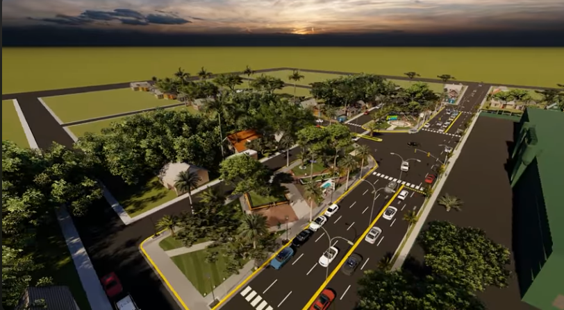 Primer Picazo de parque en Mao