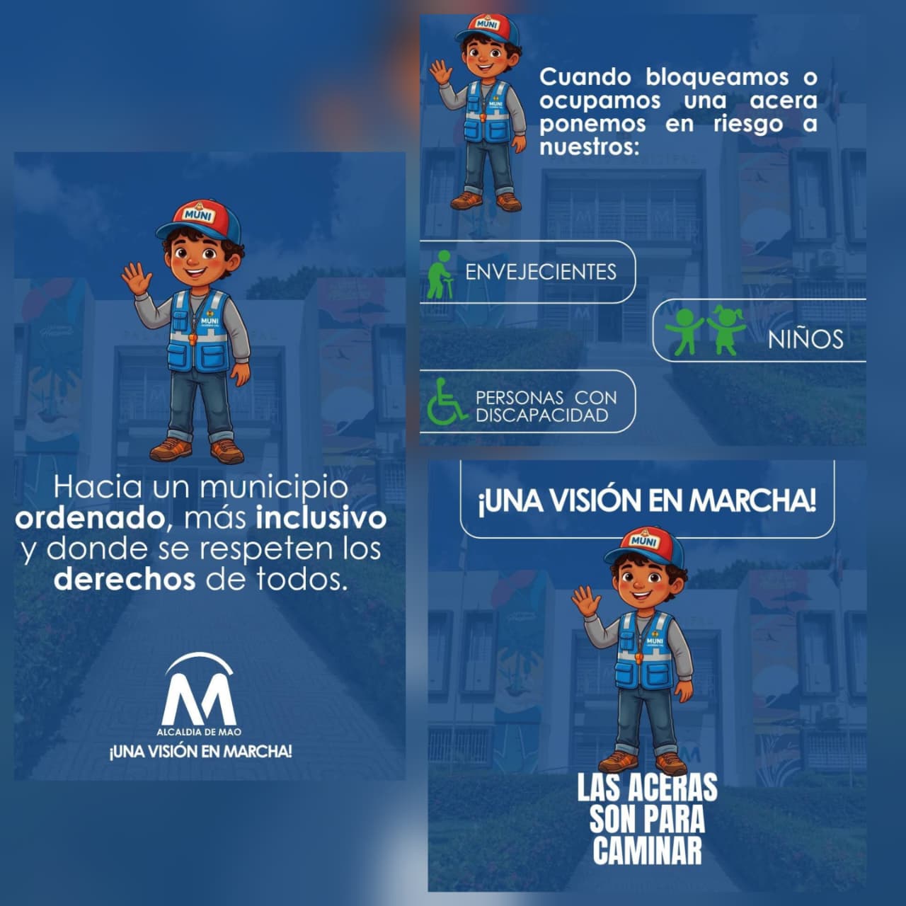 Súmate, una acera libre es una ciudad que avanza.